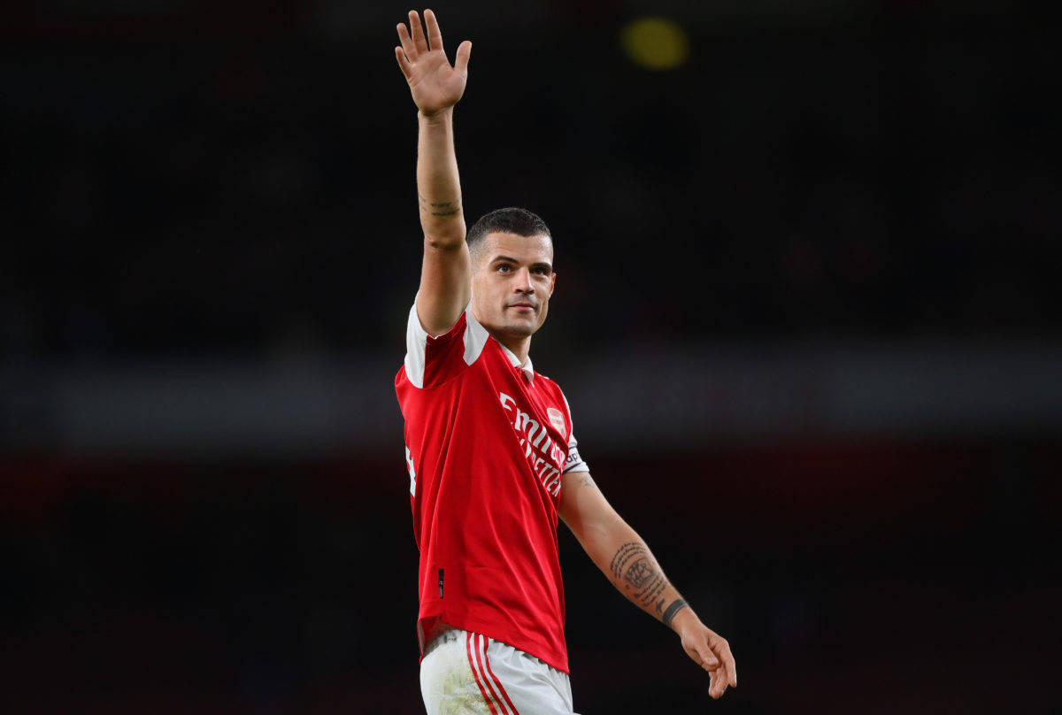 Granit Xhaka Waves Wallpaper