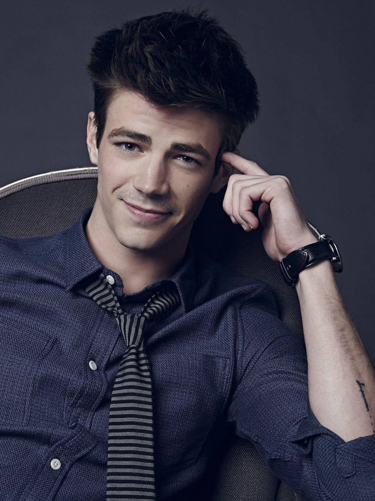 Grant Gustin As Sebastian Smythe Wallpaper