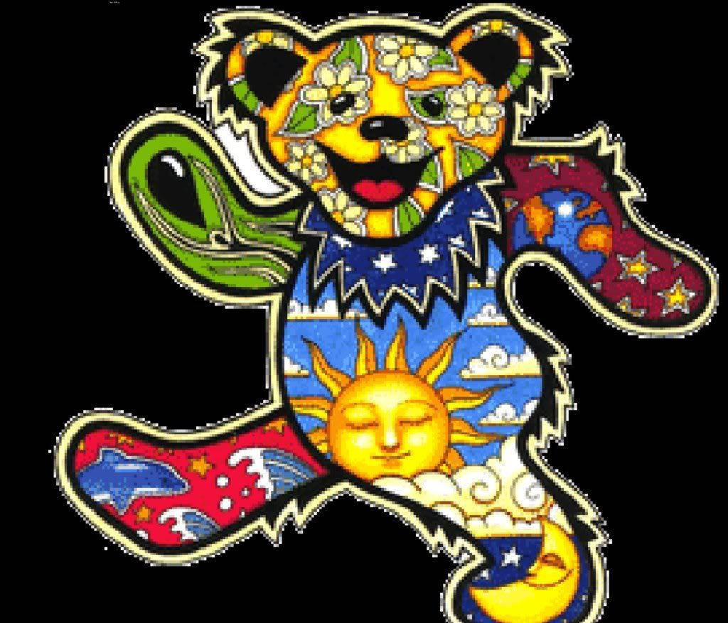 Grateful Dead Trippy Bear Wallpaper