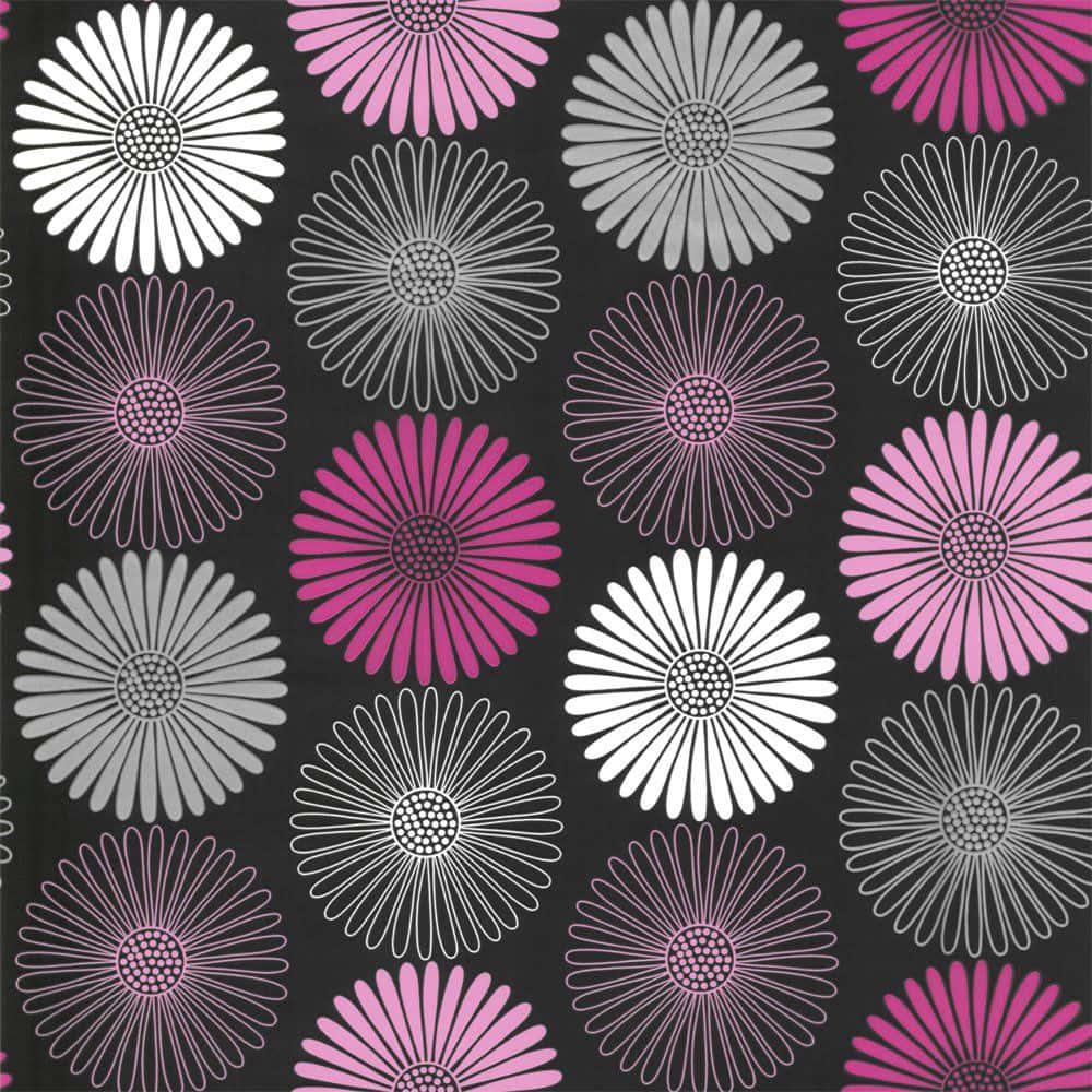 Gray And Pink Hues Added To Any Room Wallpaper