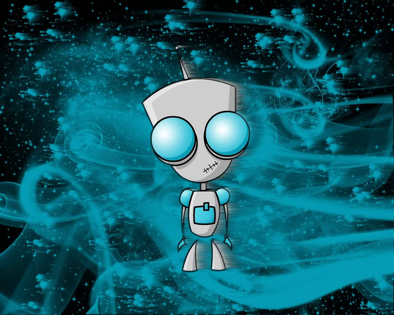 Gray Invader Zim Wallpaper