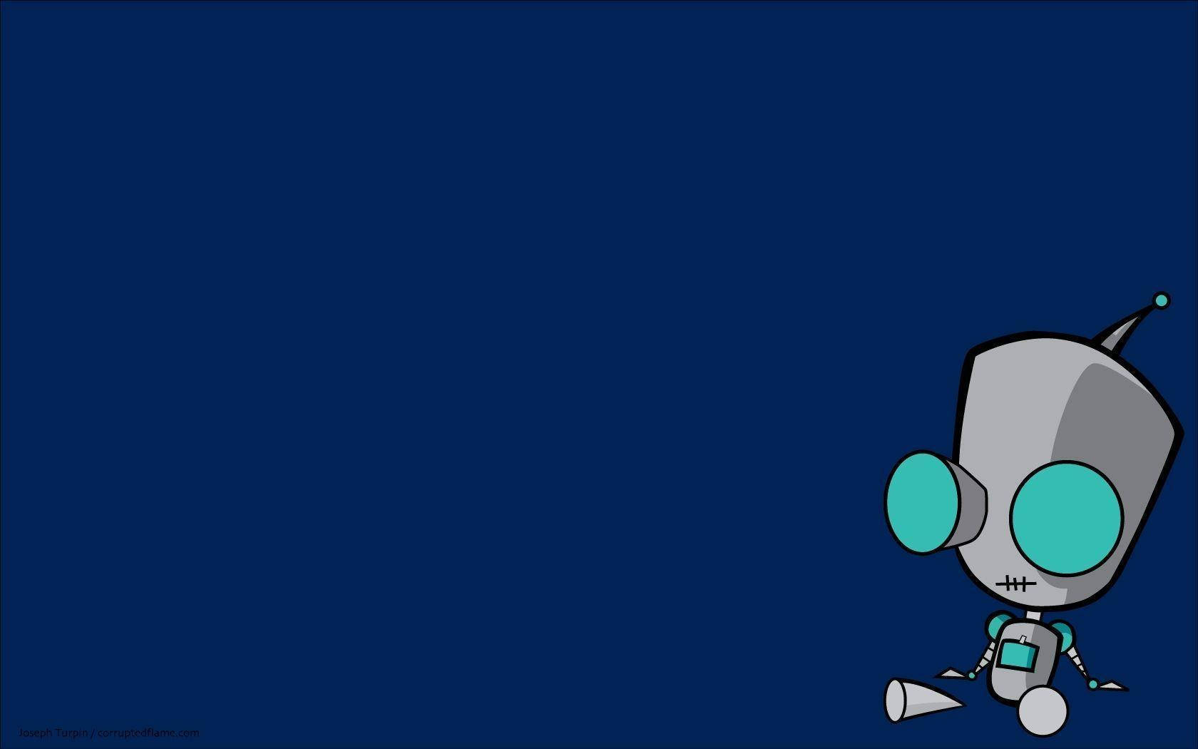 Gray Robot Invader Zim Wallpaper