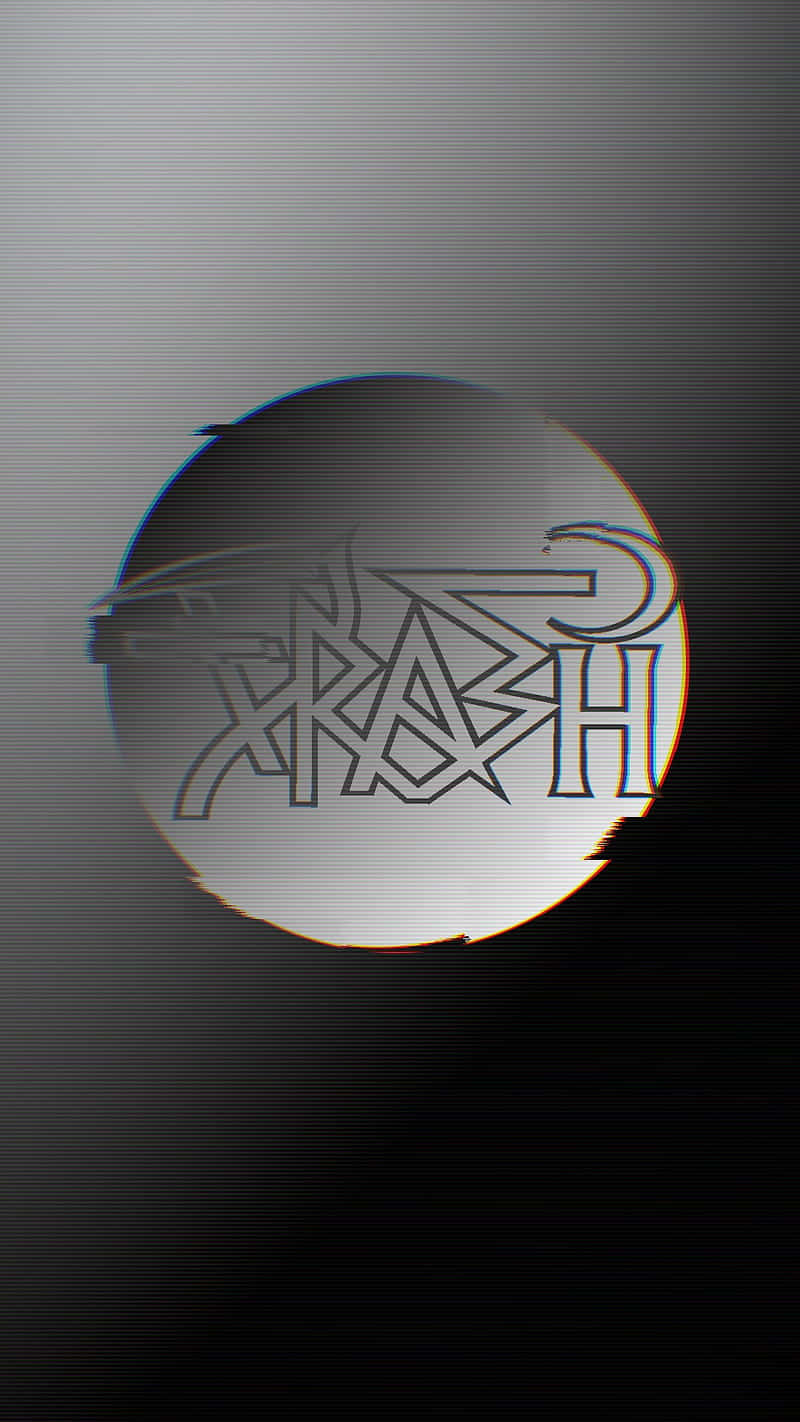 Gray Trash Gang Logo With Static Wallpaper