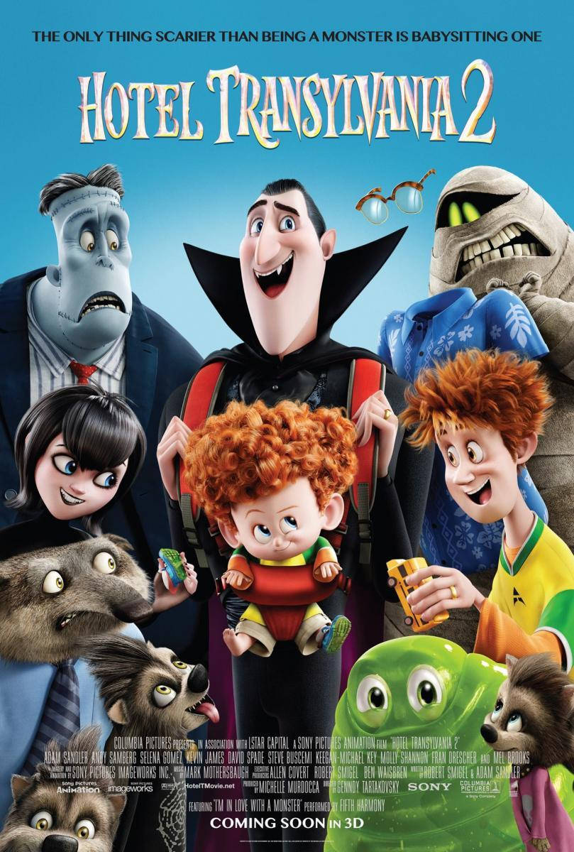 Great Hotel Transylvania 2 Movie Poster Wallpaper