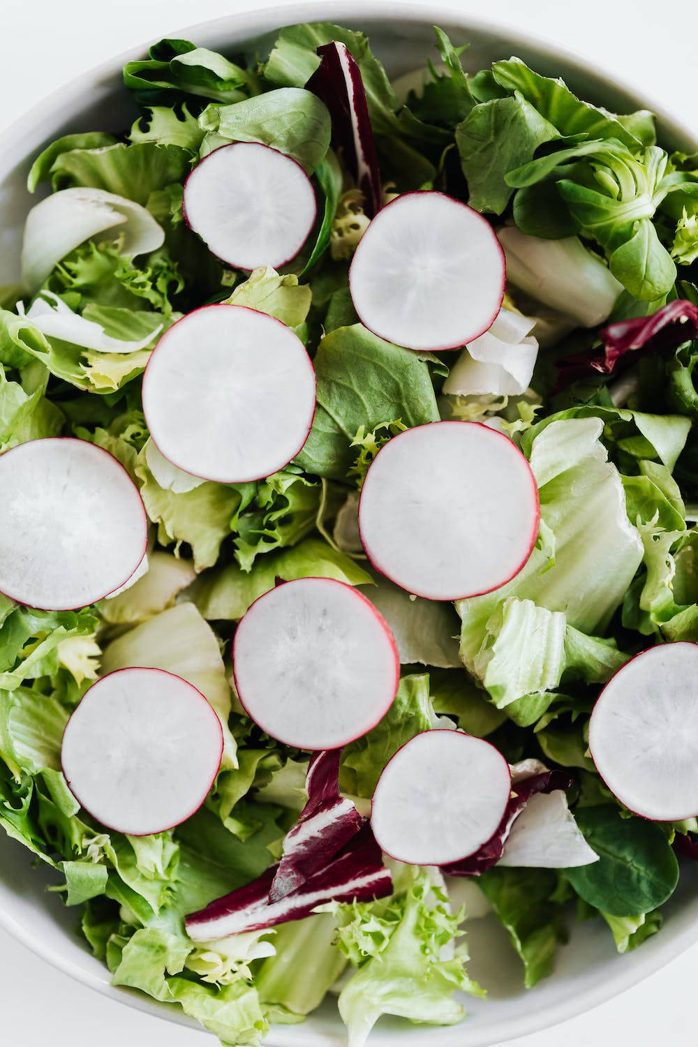 Green Cabbage And Red Radish Wallpaper