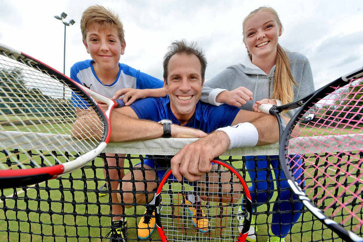 Greg Rusedski With Children Wallpaper