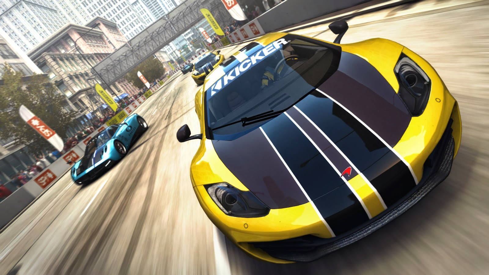 Grid Autosport Yellow Car Wallpaper