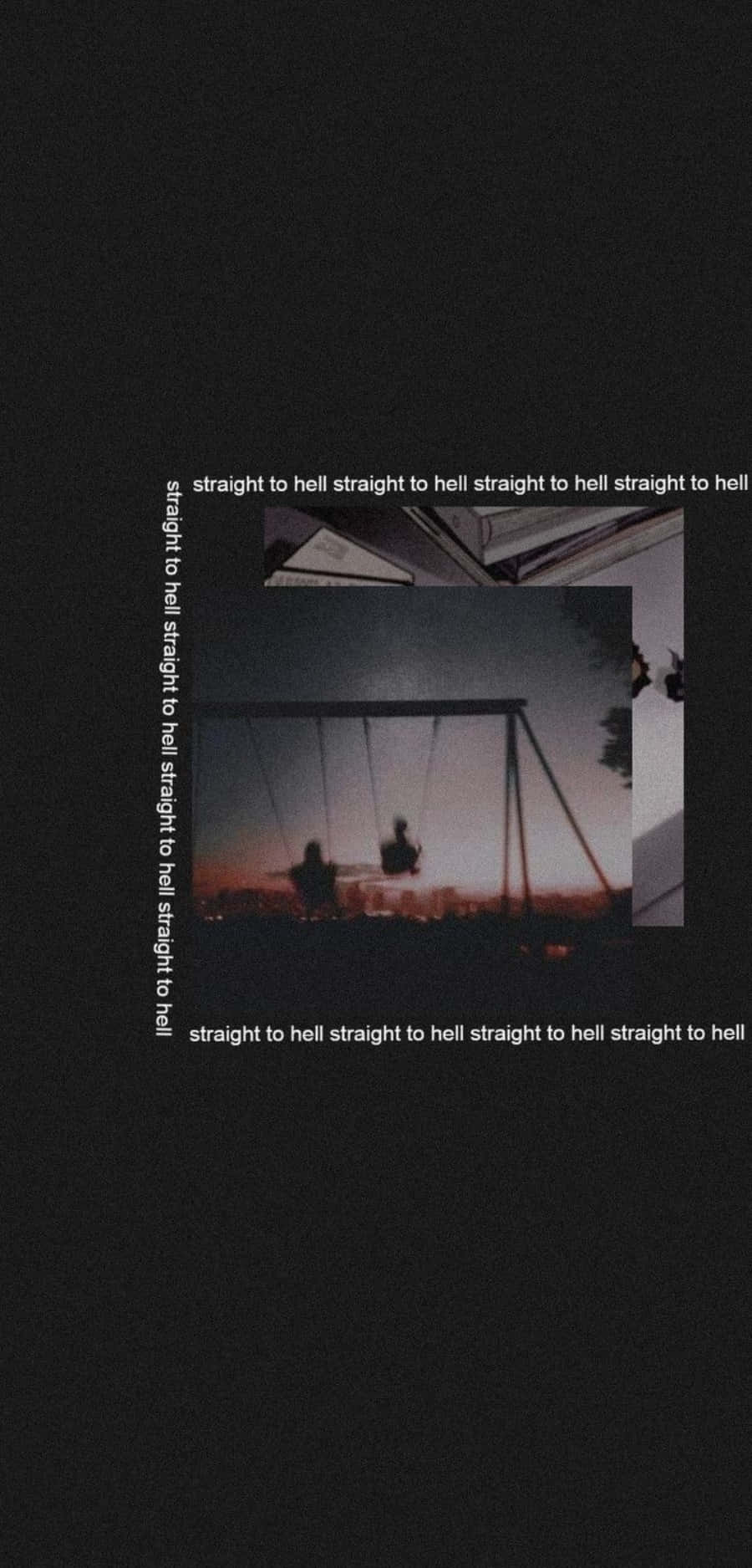 Grunge Tumblr Aesthetic Of Friends Swinging Wallpaper