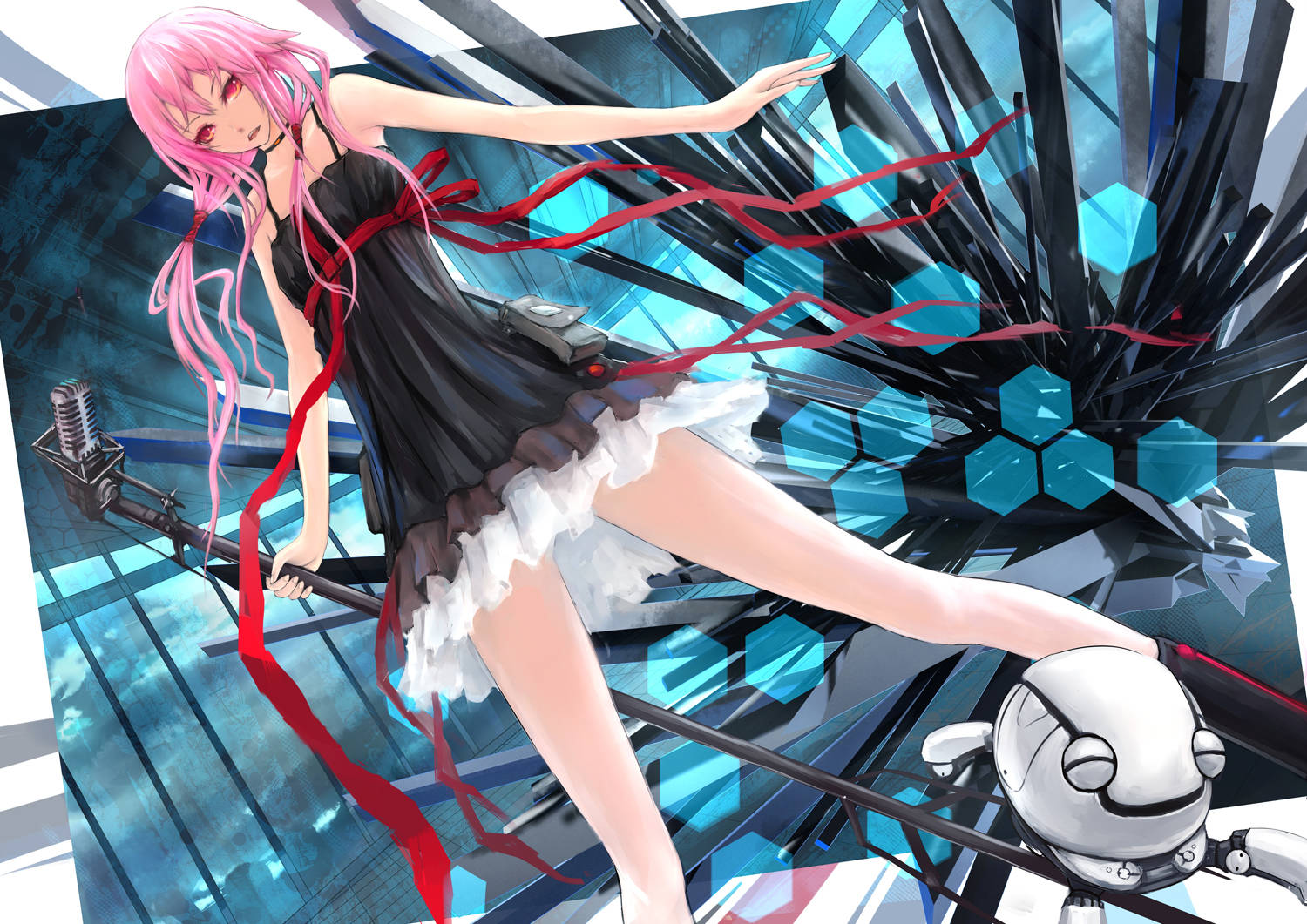 Guilty Crown Inori Yuzuriha Poster Wallpaper