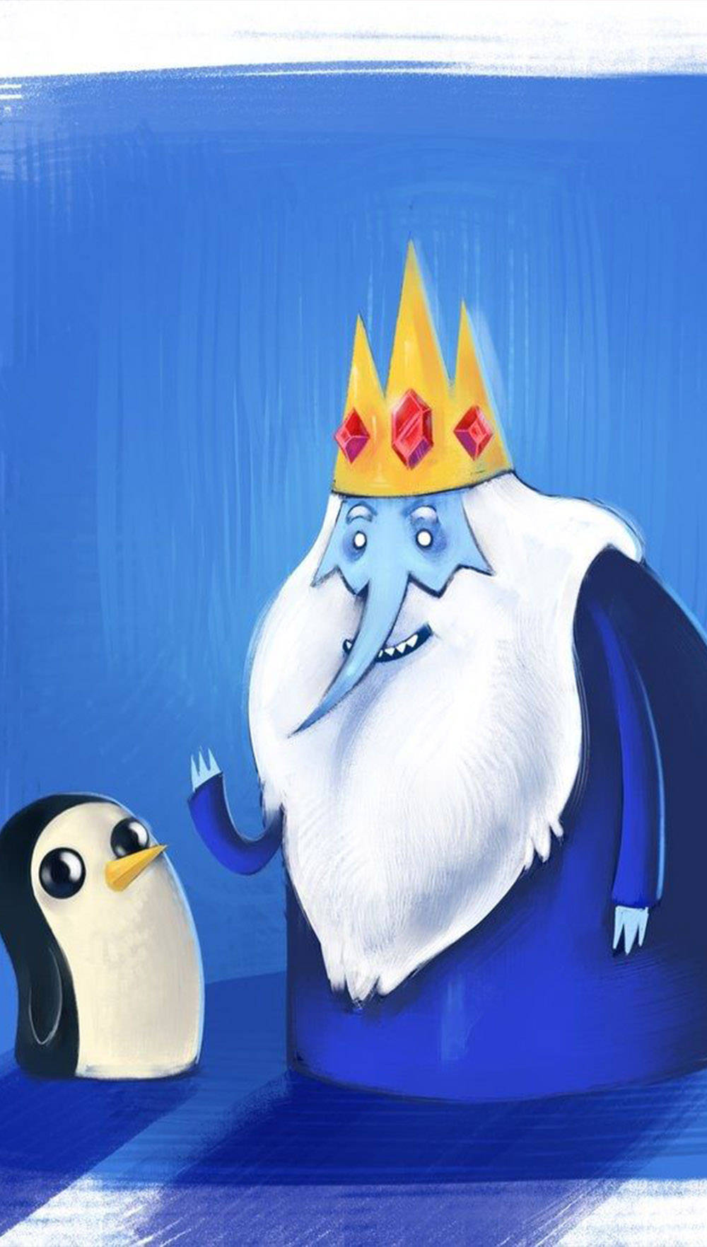 Gunter Adventure Time Digital Painting Wallpaper