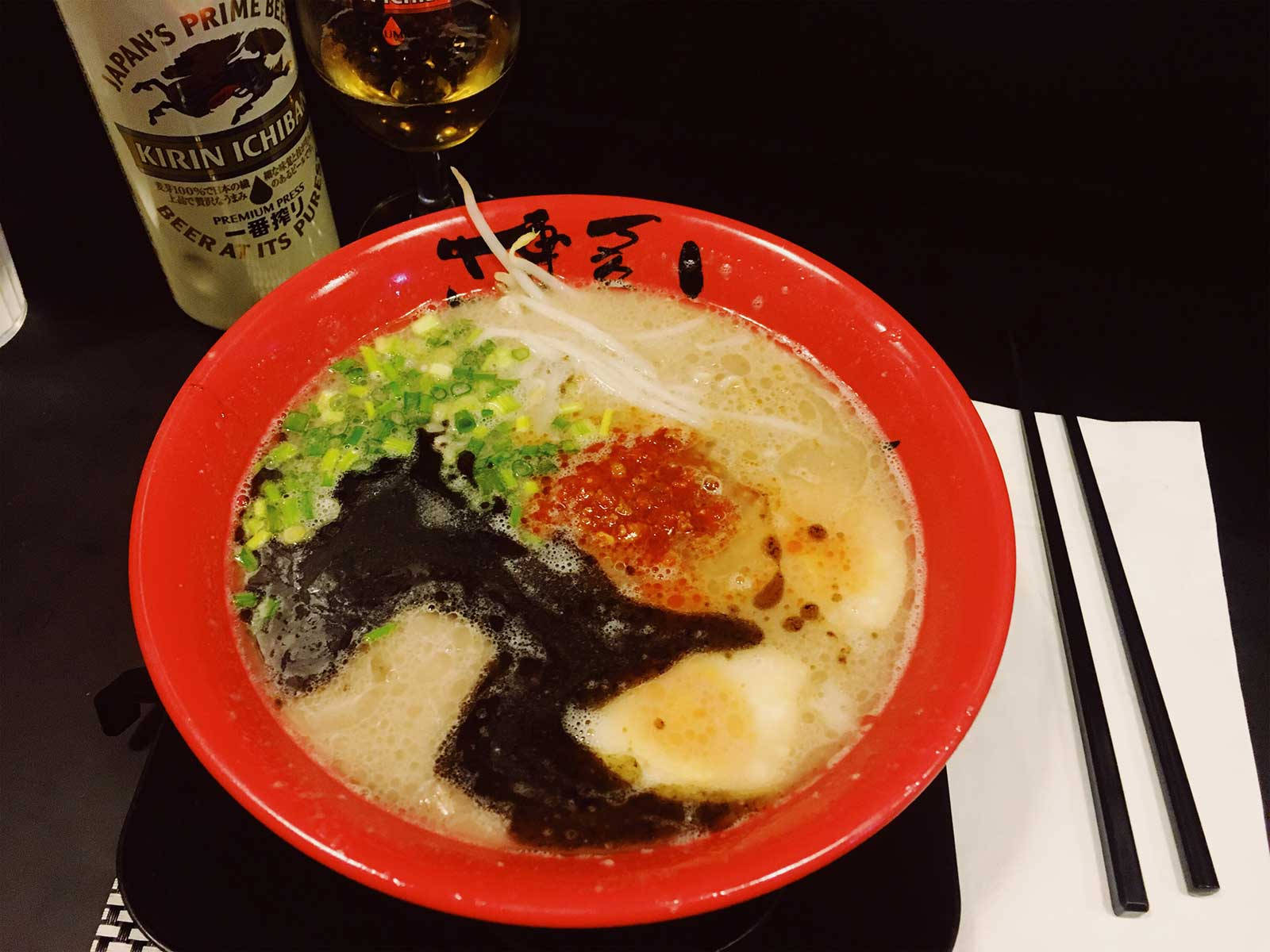 Hakata Ramen And Beer Wallpaper