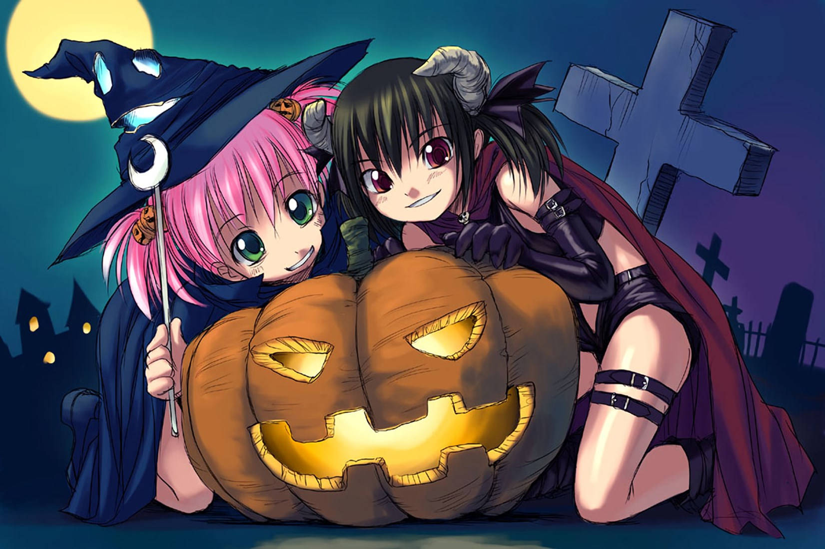 Halloween Can Be Spooky, But Fun With These Animated Friends. Wallpaper