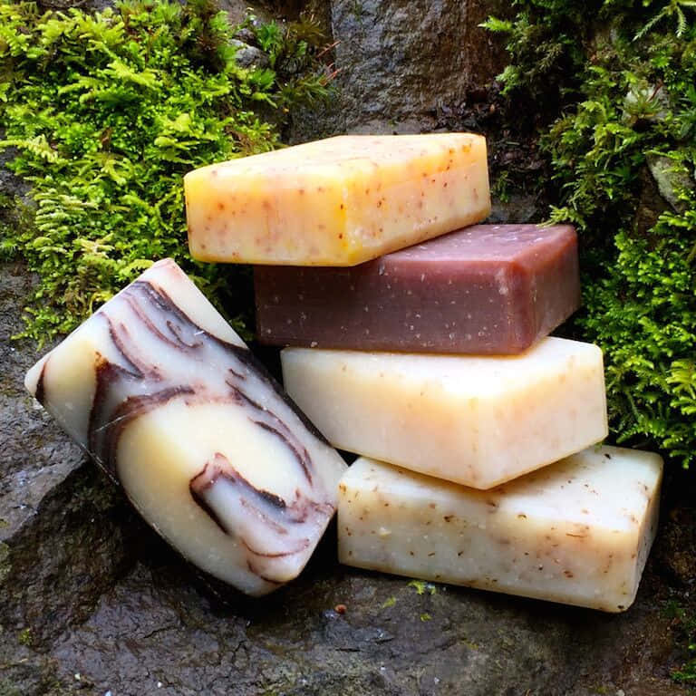 Handcrafted Orchid Soap Bar Wallpaper