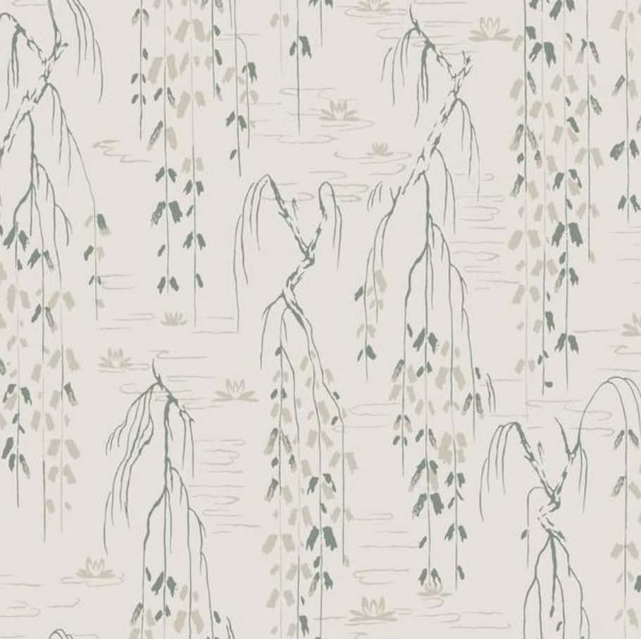 Hanging Leaves And Branches Digital Art Wallpaper