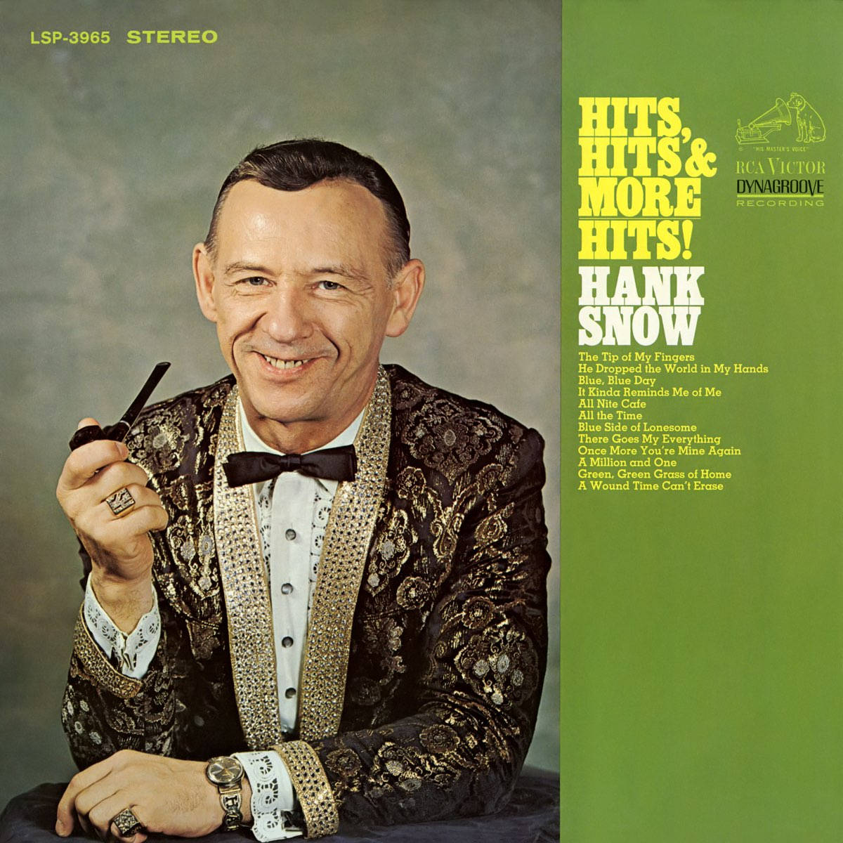 Hank Snow Hits & More Hits Vinyl Wallpaper