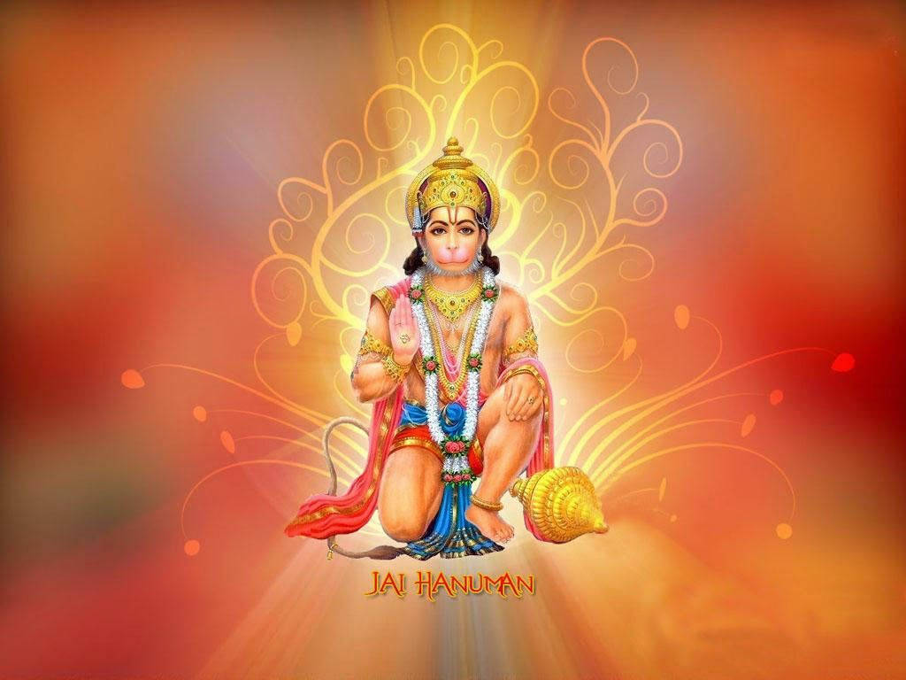 Hanuman Ji Hd Glow Wallpaper