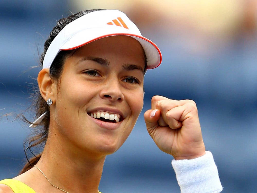 Happy Ana Ivanovic Wallpaper