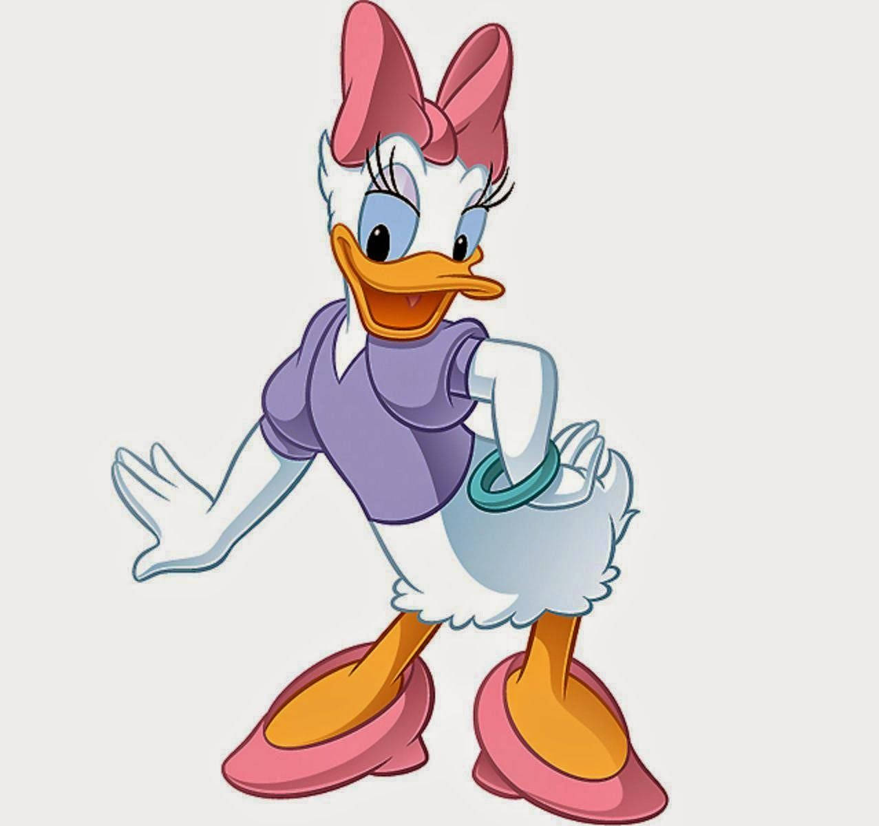 Happy Face Daisy Duck Wallpaper