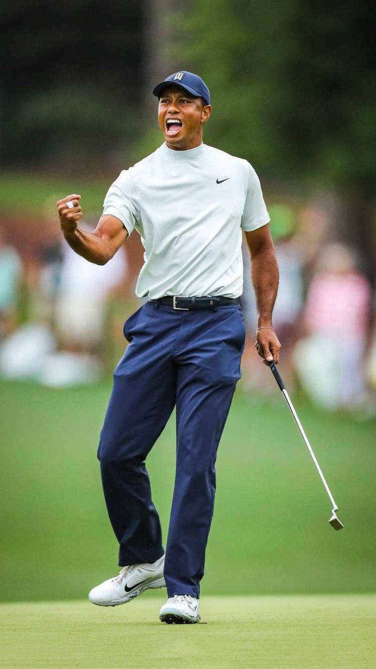 Happy Golf Player Iphone Wallpaper