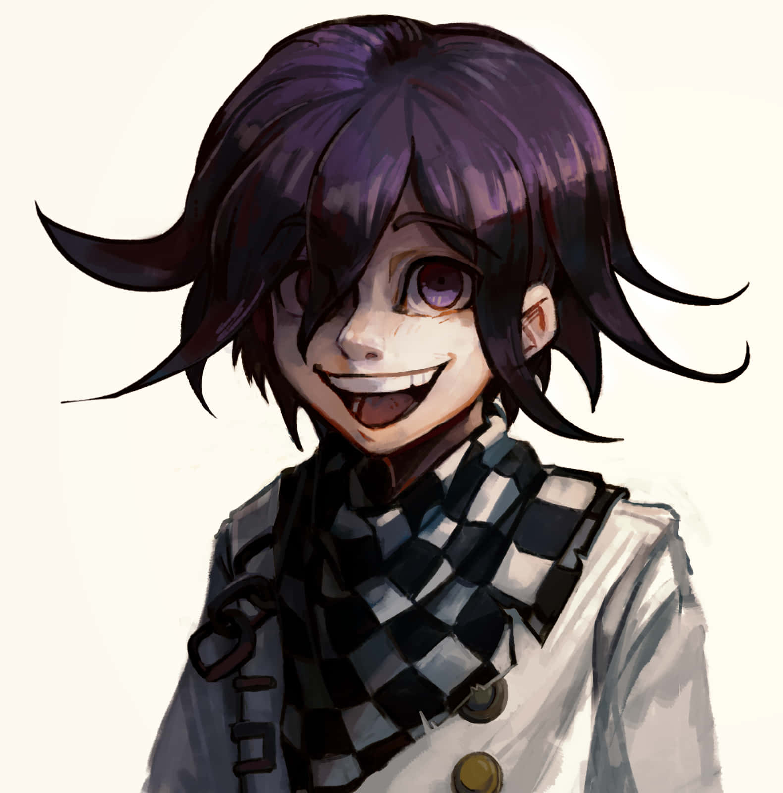 Happy Kokichi Ouma Fan Art Wallpaper