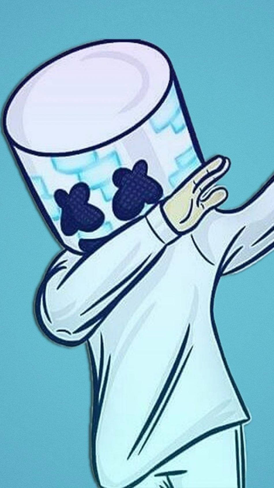 Happy Marshmello Fan Art Wallpaper