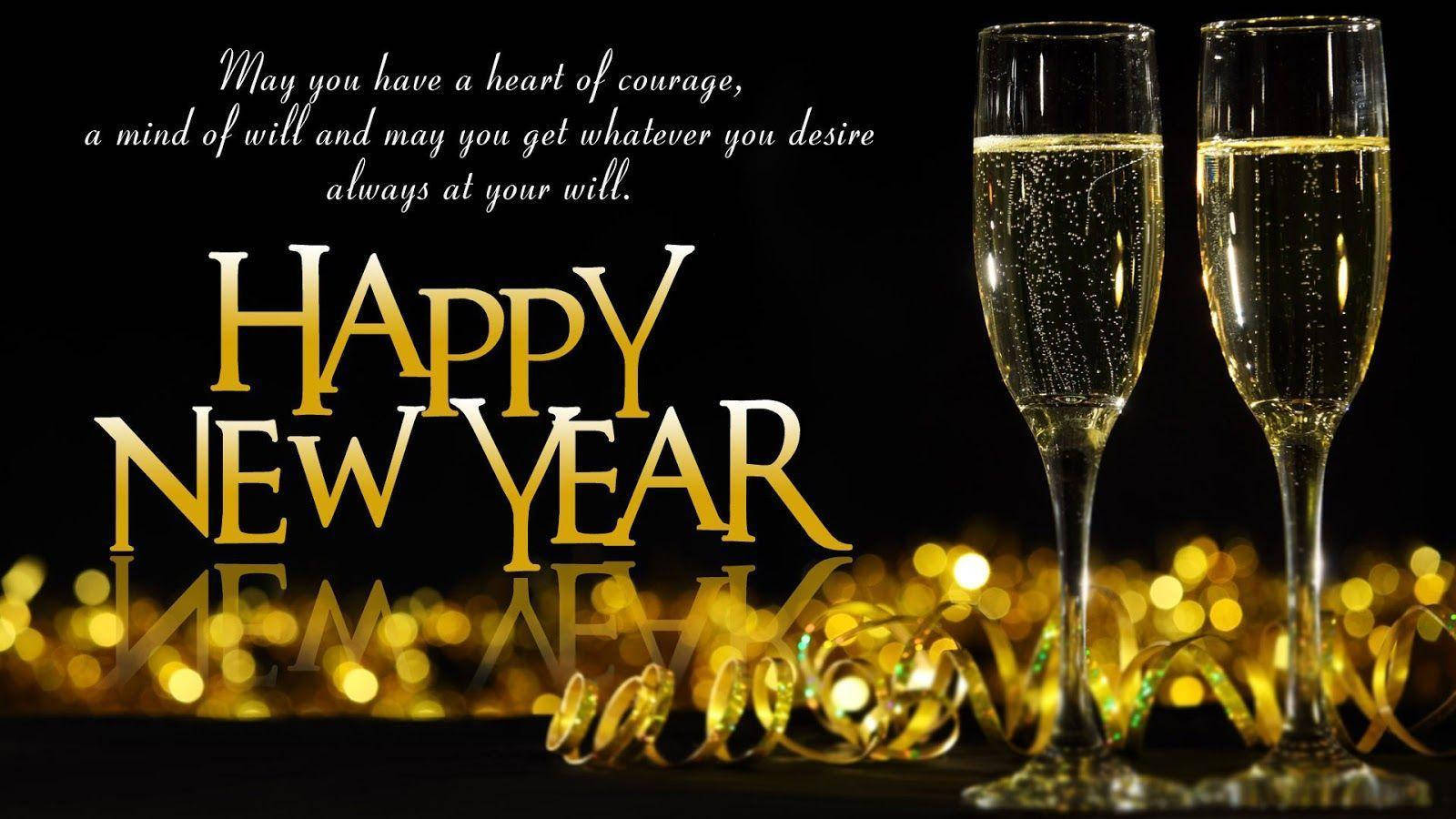 Happy New Year Wishes Wallpaper