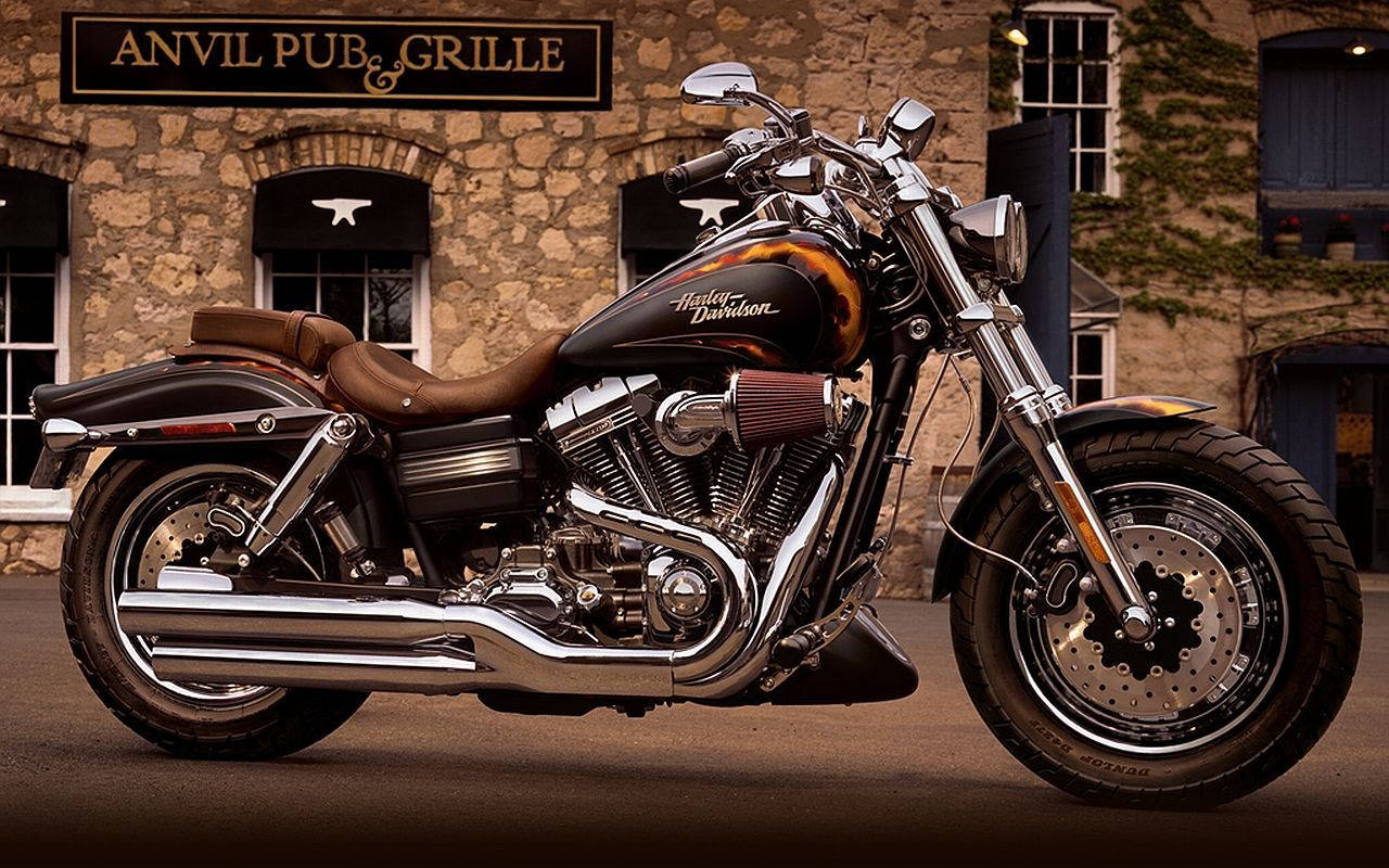 Harley Davidson Cvo Fat Bob Wallpaper