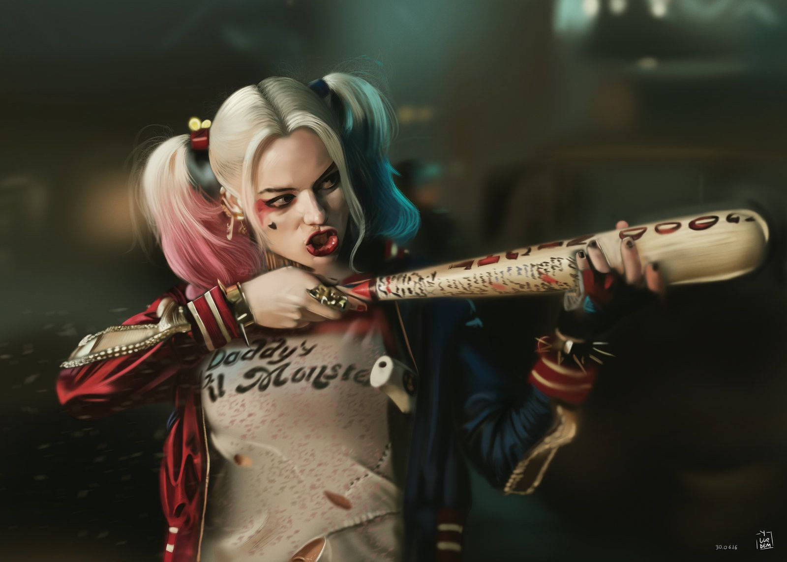 Harley Quinn & The Suicide Squad - Ready For Action Wallpaper