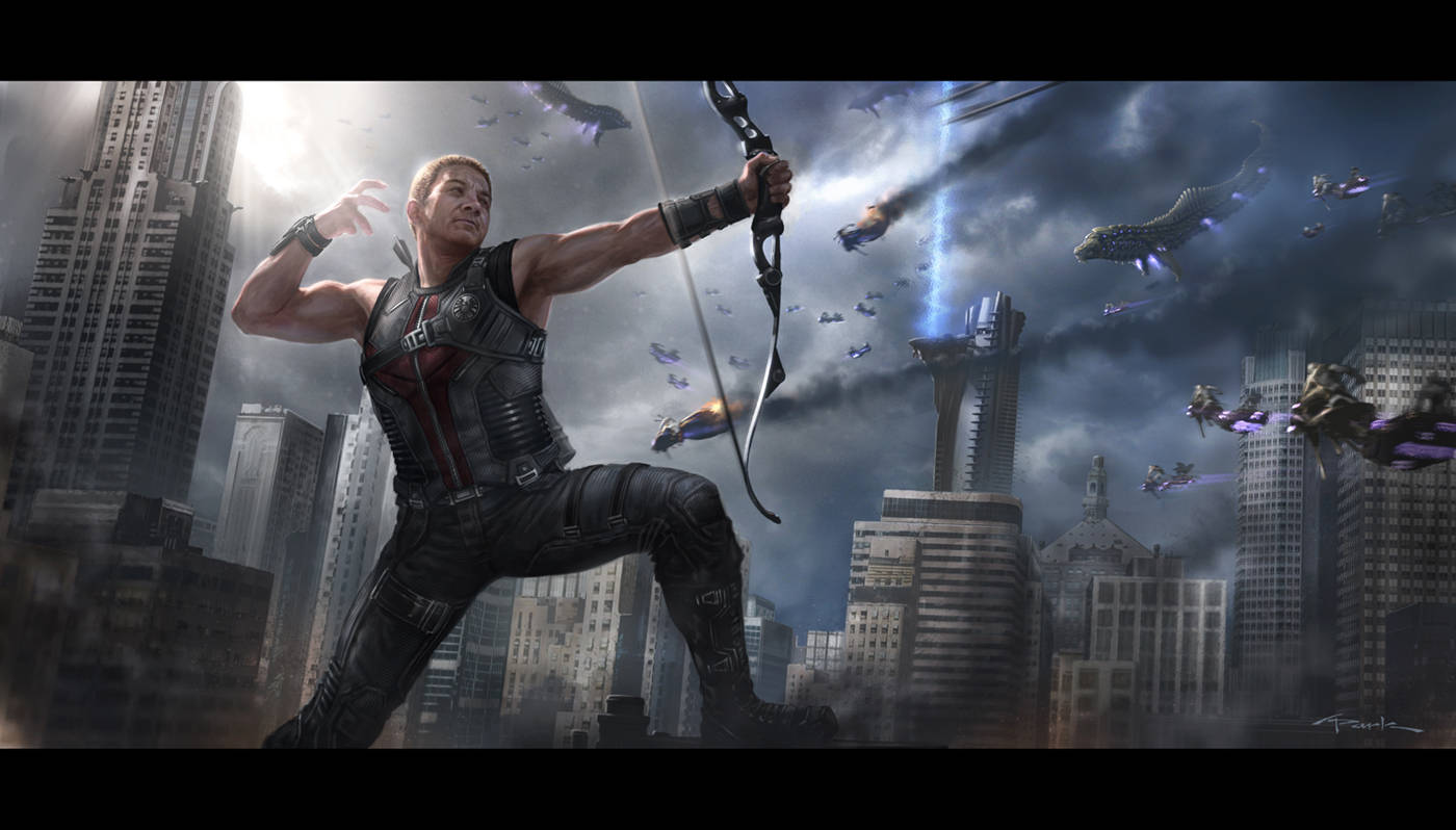 Hawkeye Endgame Fight Wallpaper