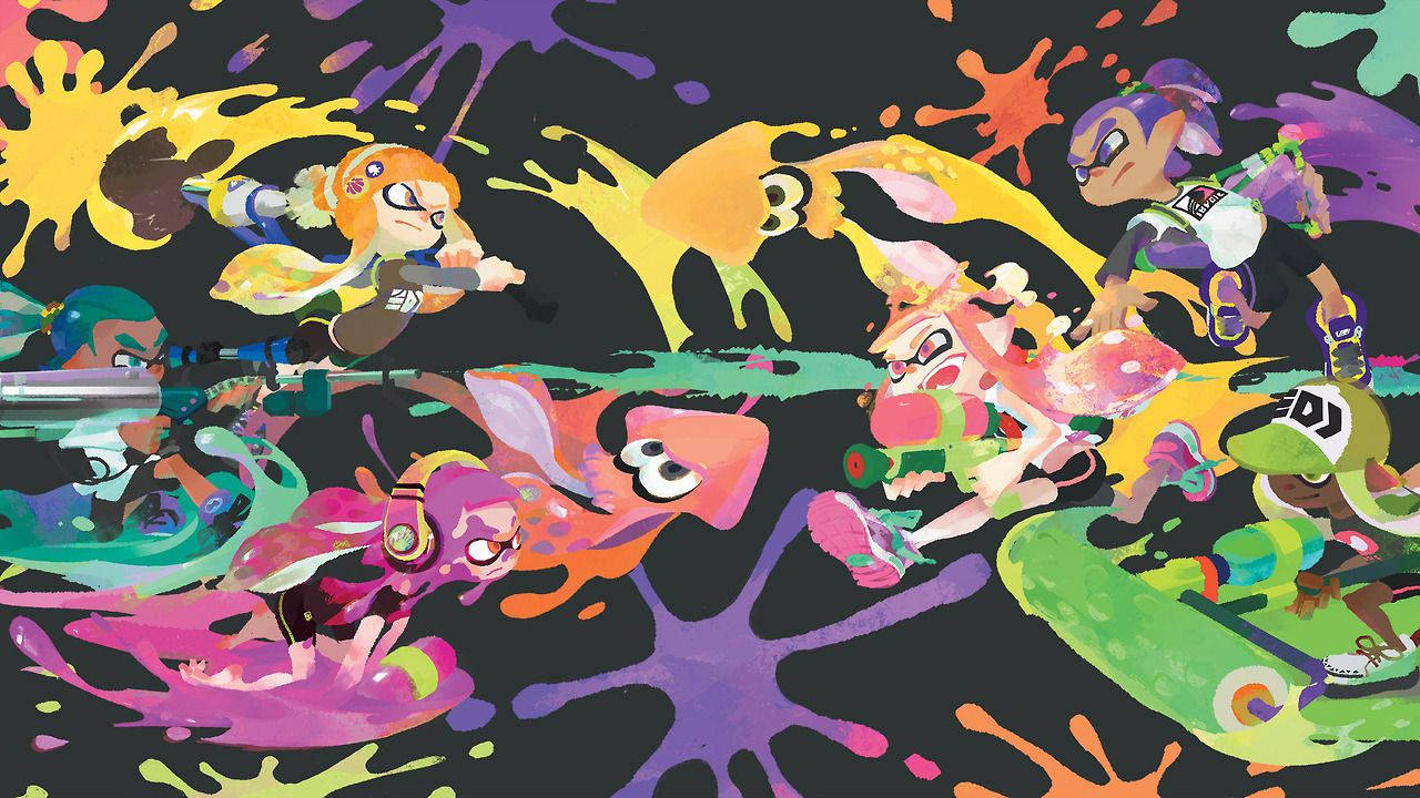 Hd Splatoon Inklings Digital Art Wallpaper