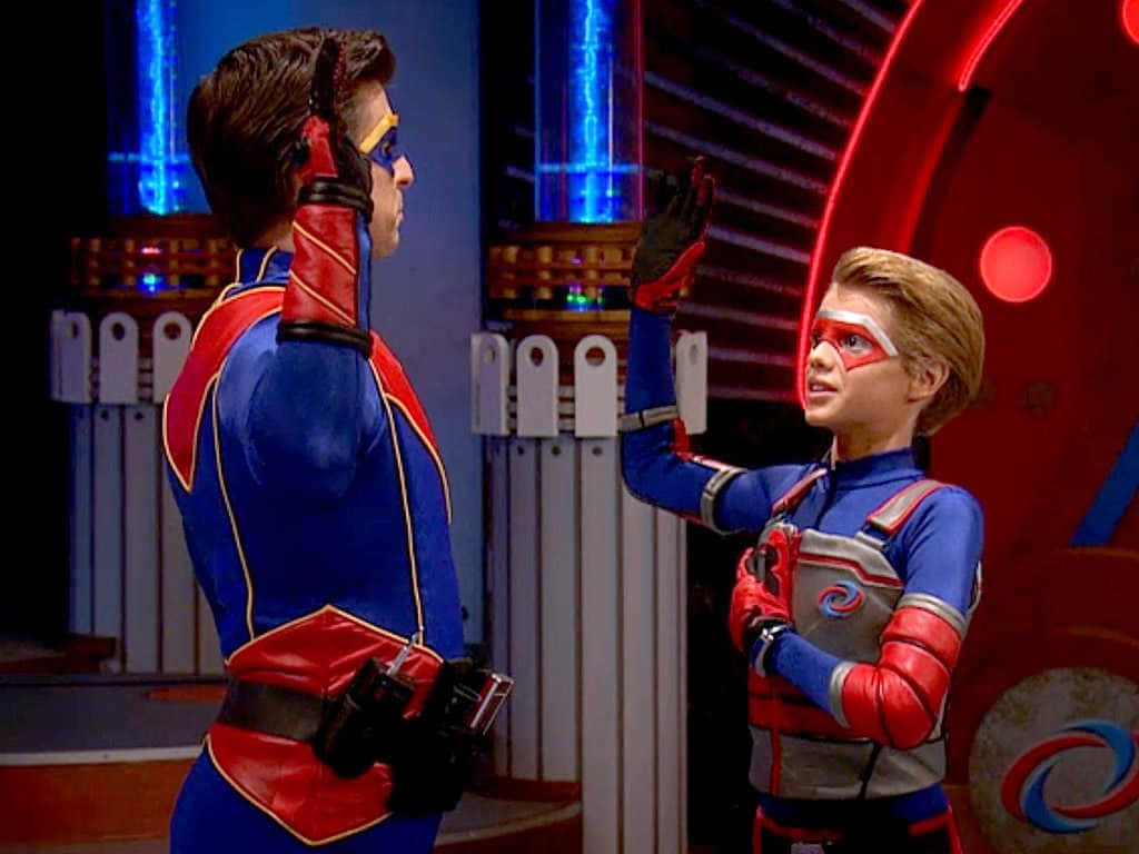 Henry Danger And His Best Friend, Piper Hart, Are Prepared To Face Any Adventure. Wallpaper