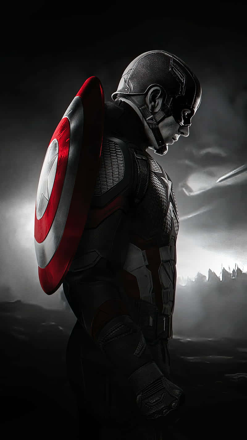 Here To Fight For Justice - Captain America Android Wallpaper