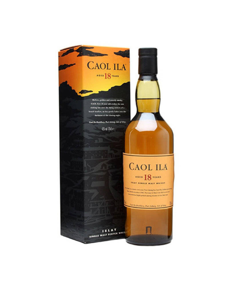 High-end 18-yearold Caol Lla Bottle Wallpaper