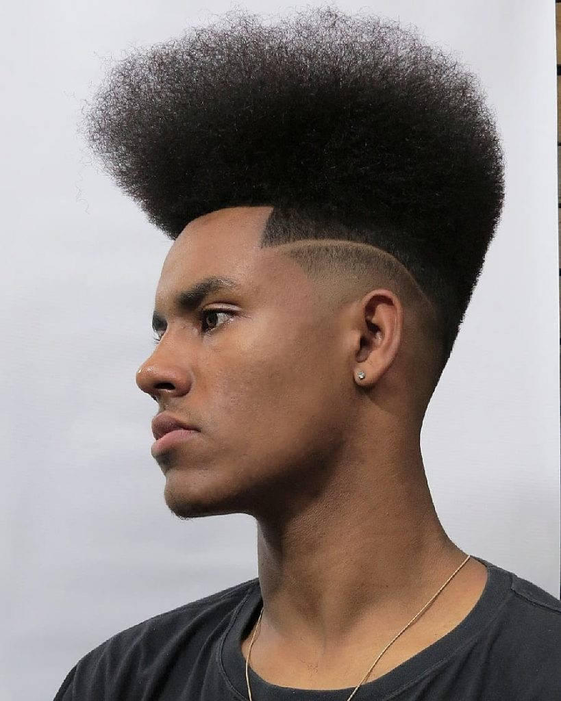 High Top Men Hair Style Wallpaper