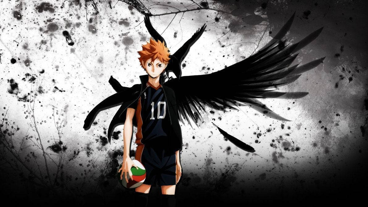 Hinata Shouyou Haikyuu Black Wings Wallpaper