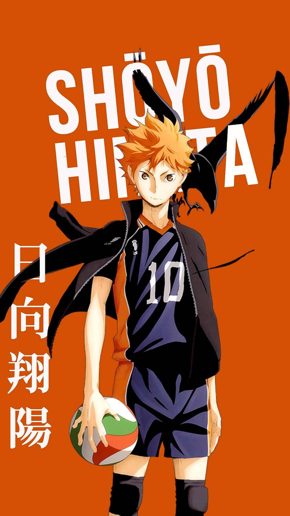 Hinata Shouyou Haikyuu Name Text Wallpaper