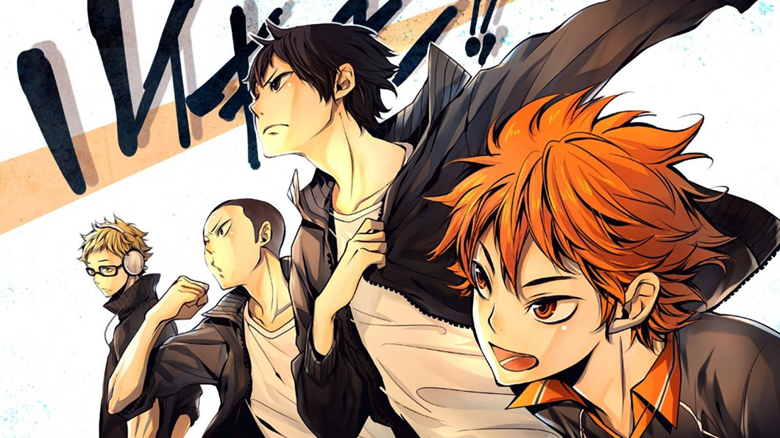 Hinata Shoyo And Kageyama Tobio - The Duo Of Haikyuu Wallpaper