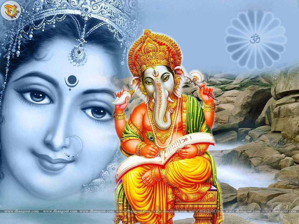 Hindu God Ganesh Parvati Wallpaper