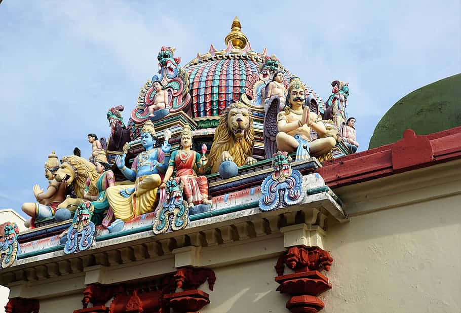 Hindu_ Temple_ Gopuram_ Sculptures.jpg Wallpaper