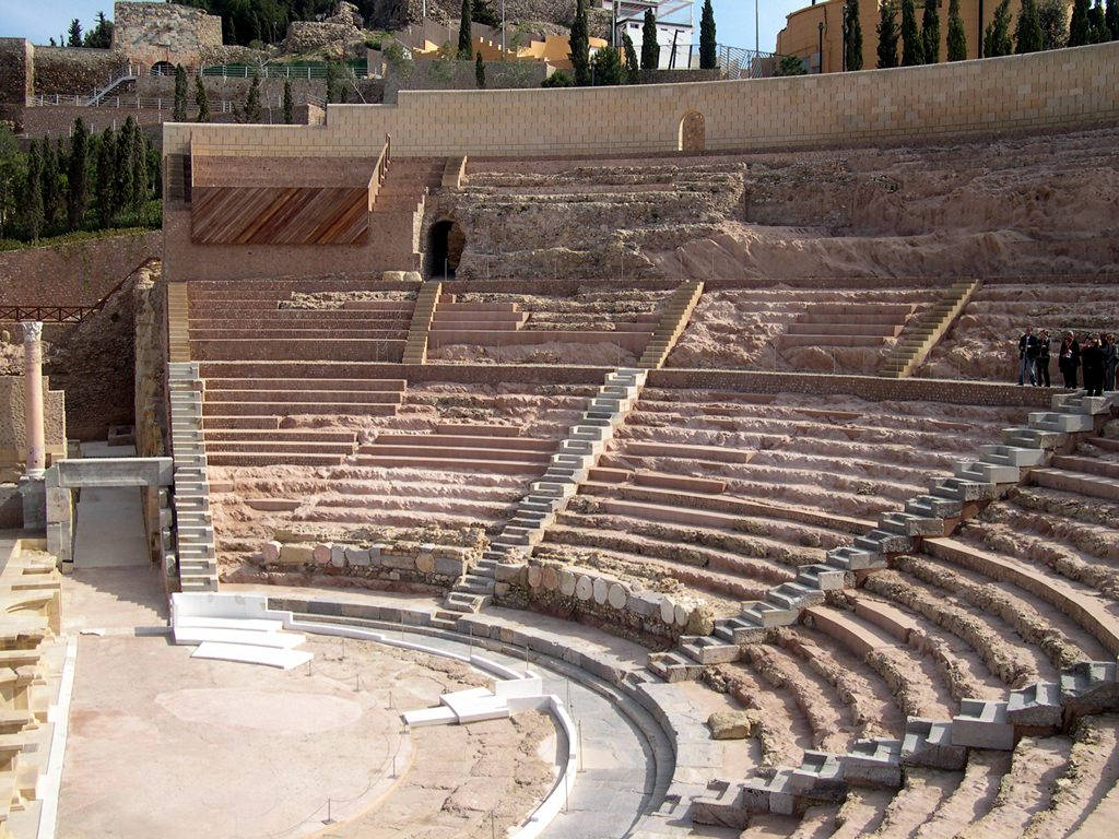 Historical Teatro Romano De Cartagena Wallpaper