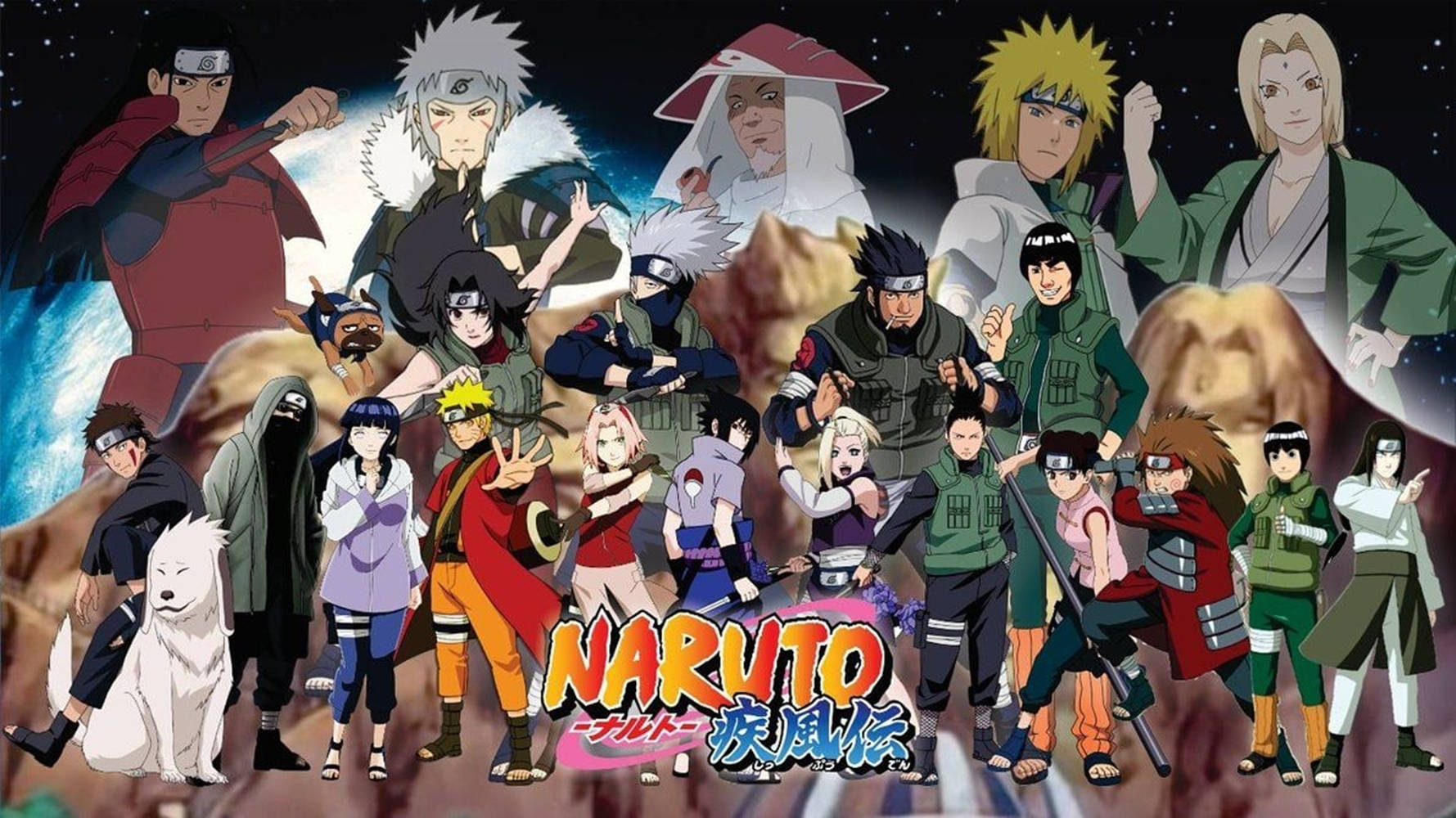 Hokage's Of Shippuden Naruto Laptop Wallpaper