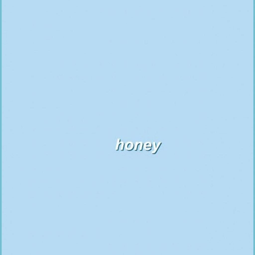 Honey Aesthetic Baby Blue Wallpaper