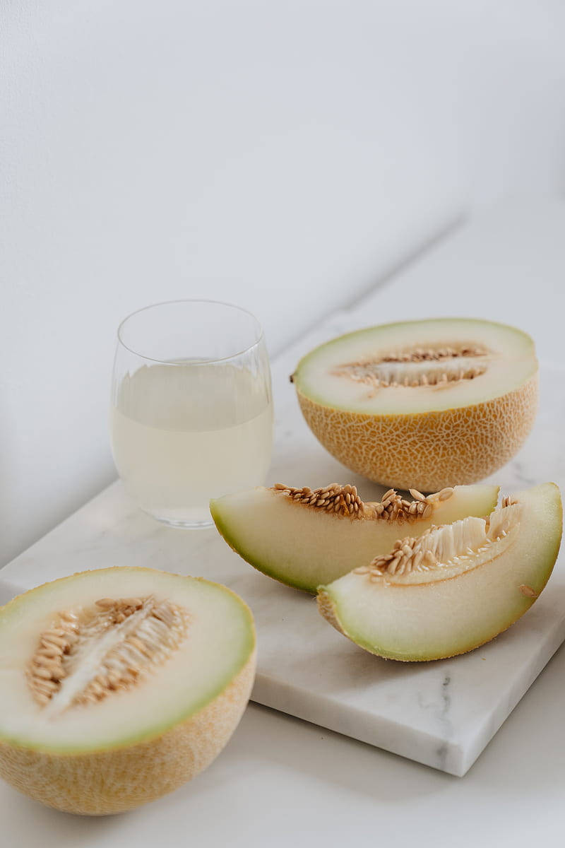 Honeydew Melon Glass Wallpaper