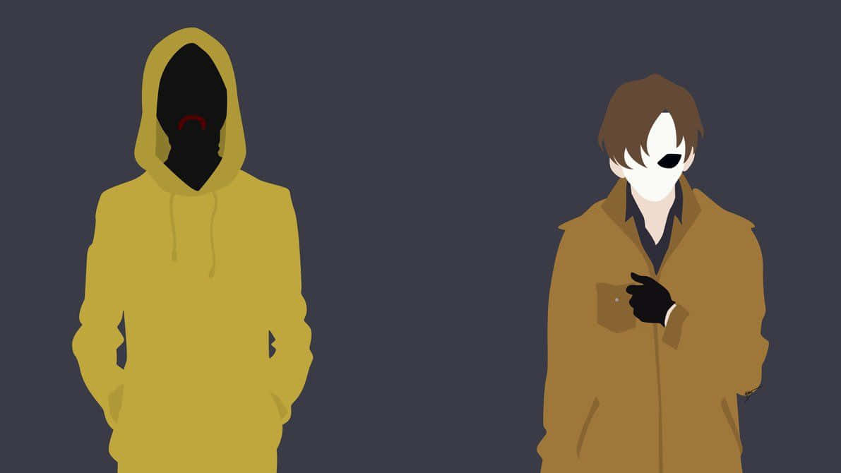 Hoodie And Mask Creepypasta Wallpaper