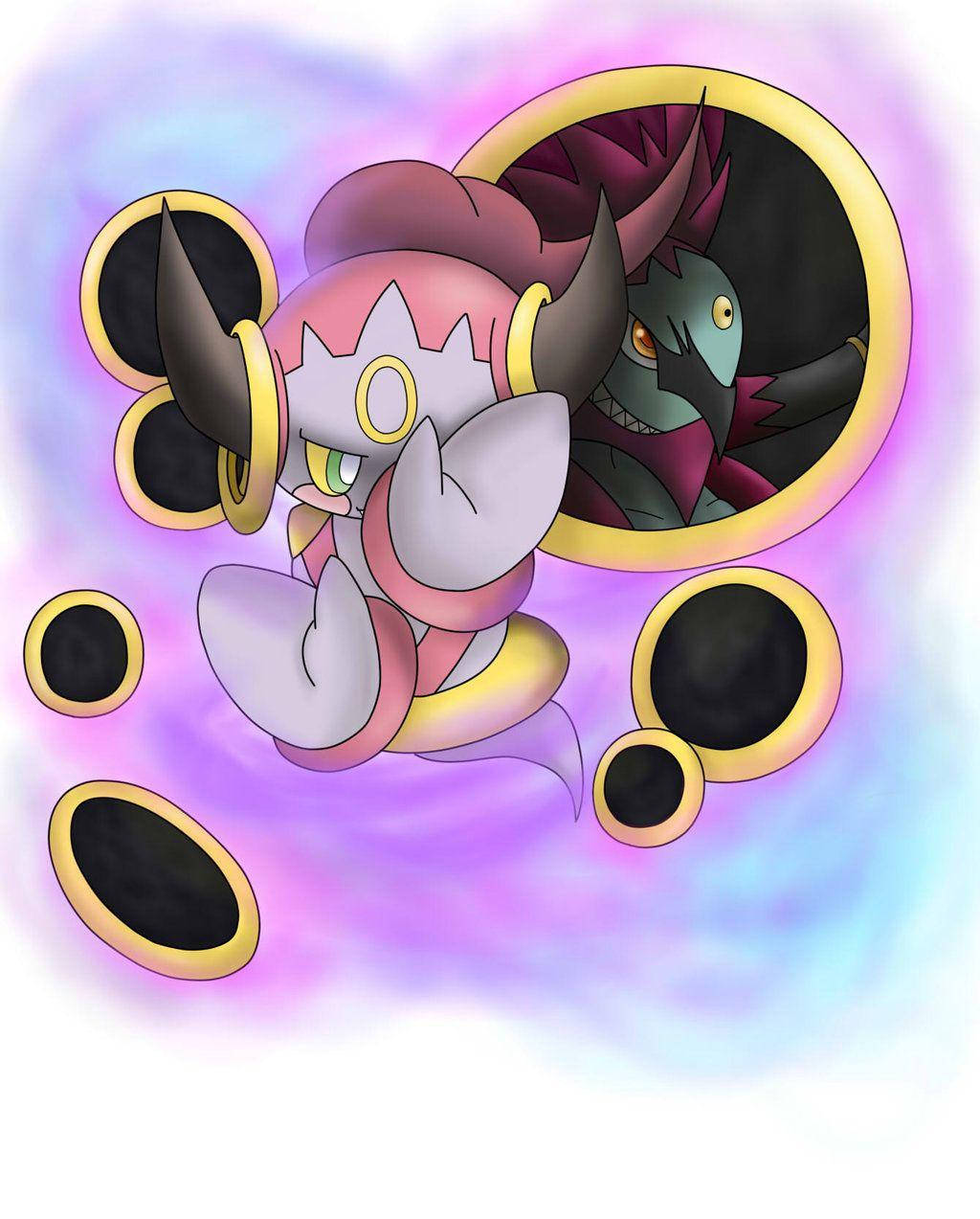 Hoopa Pastel Art Wallpaper