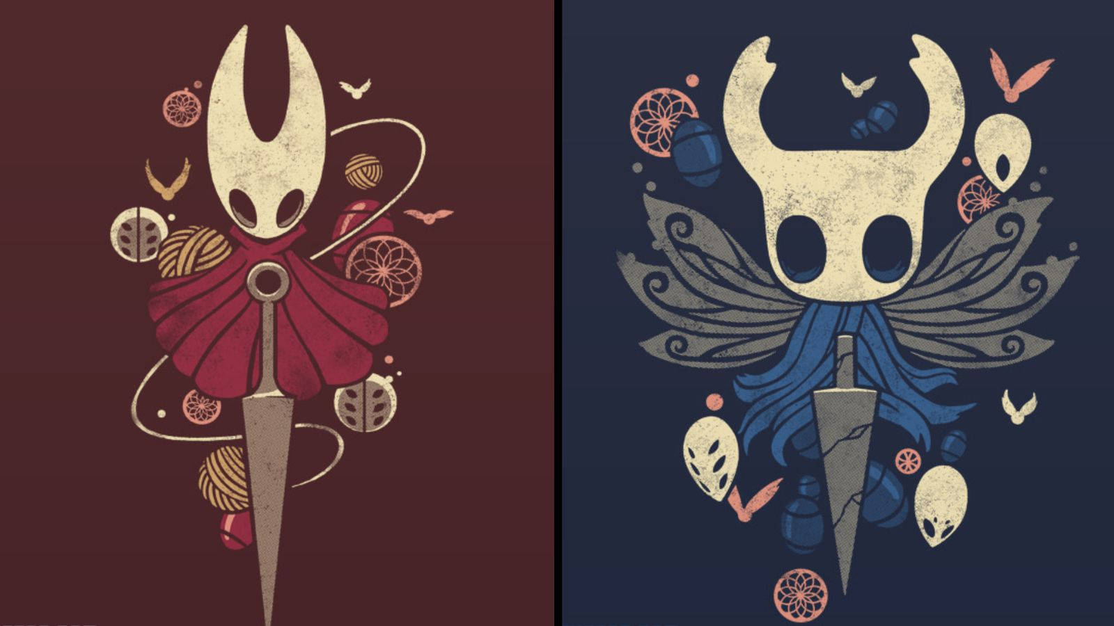 Hornet And Hollow Knight Artwork Wallpaper