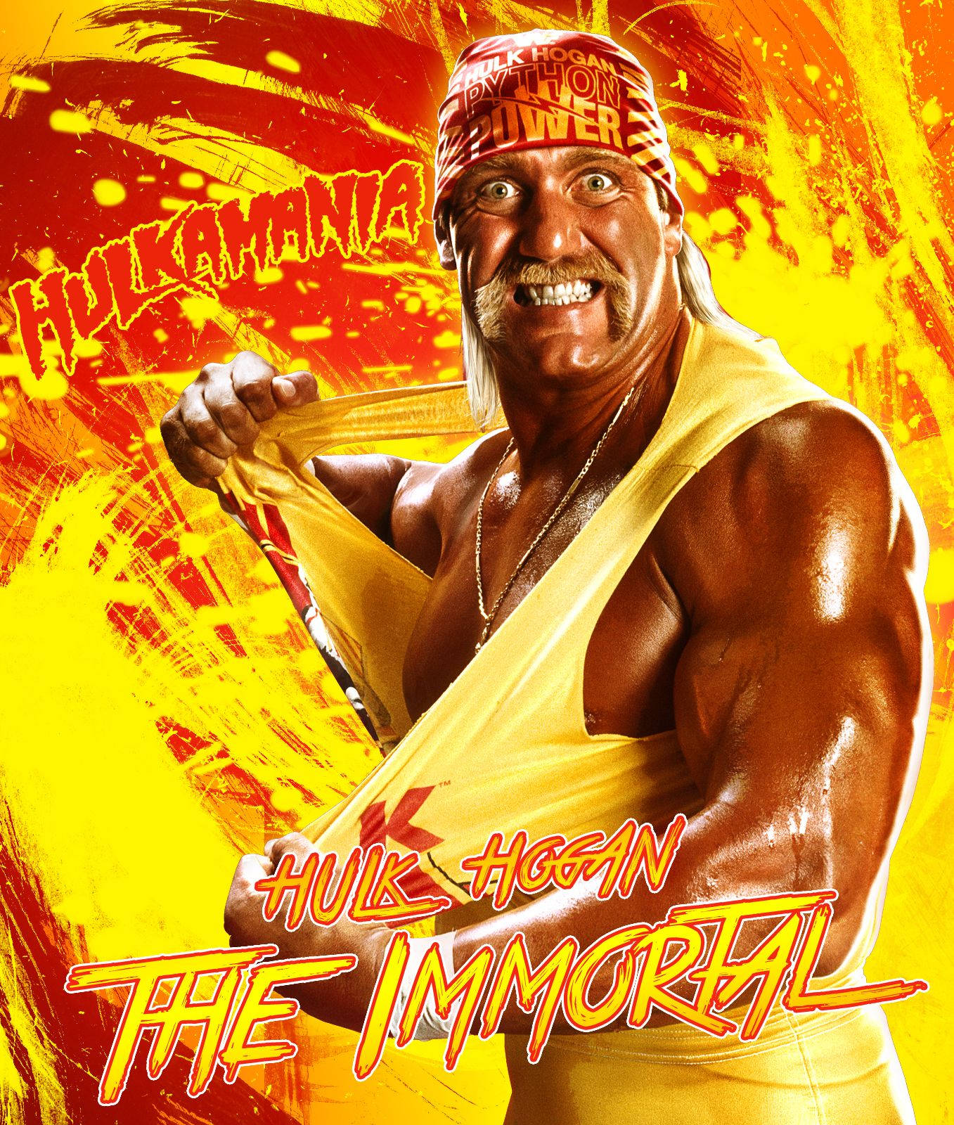 Hulk Hogan Reaping Shirt Poster Wallpaper