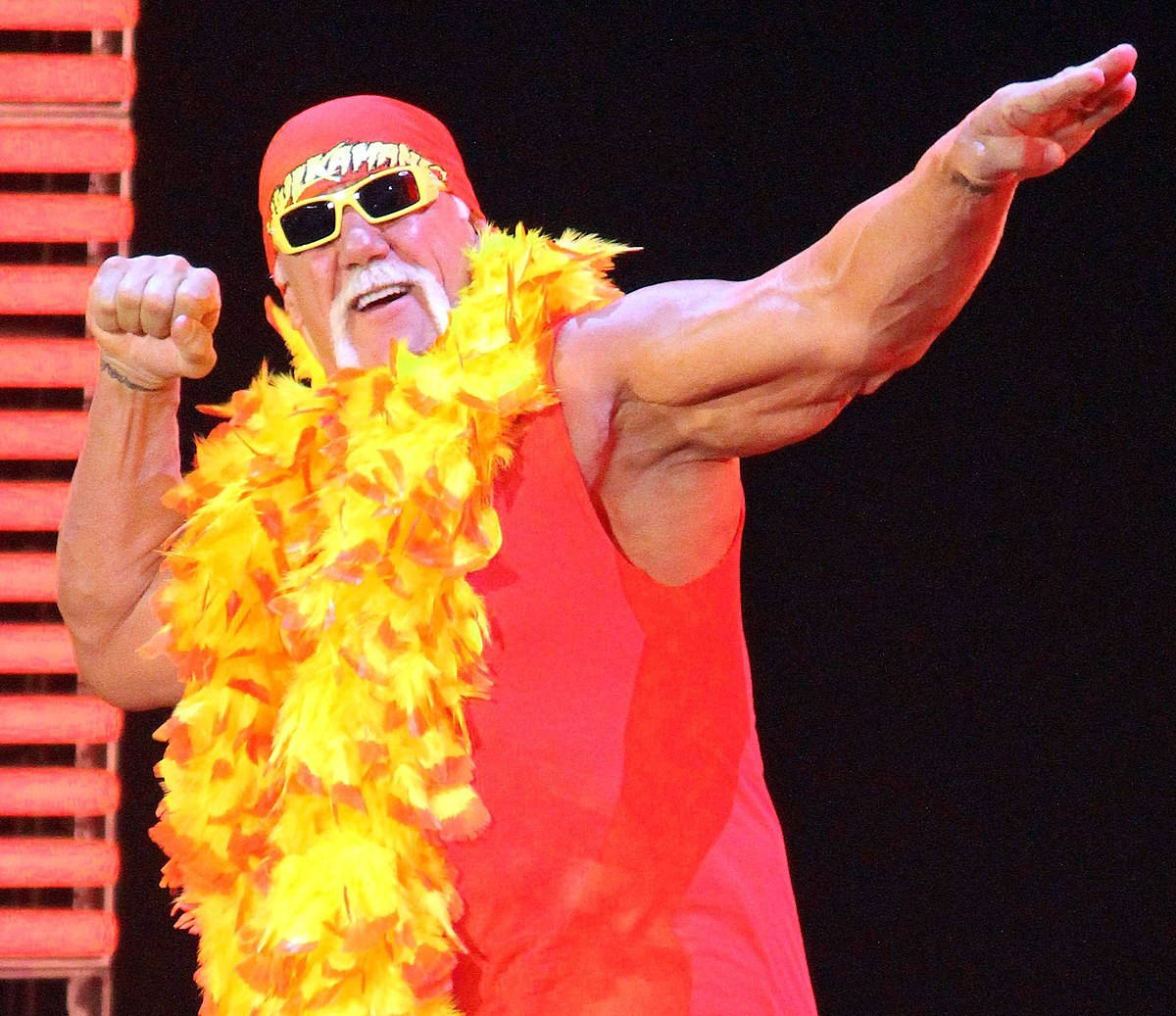 Hulk Hogan Signature Pose Wallpaper