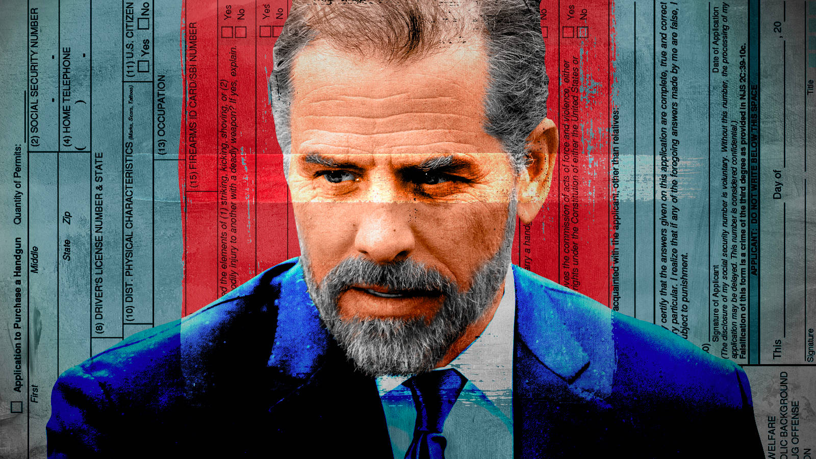 Hunter Biden Pieced Together Wallpaper