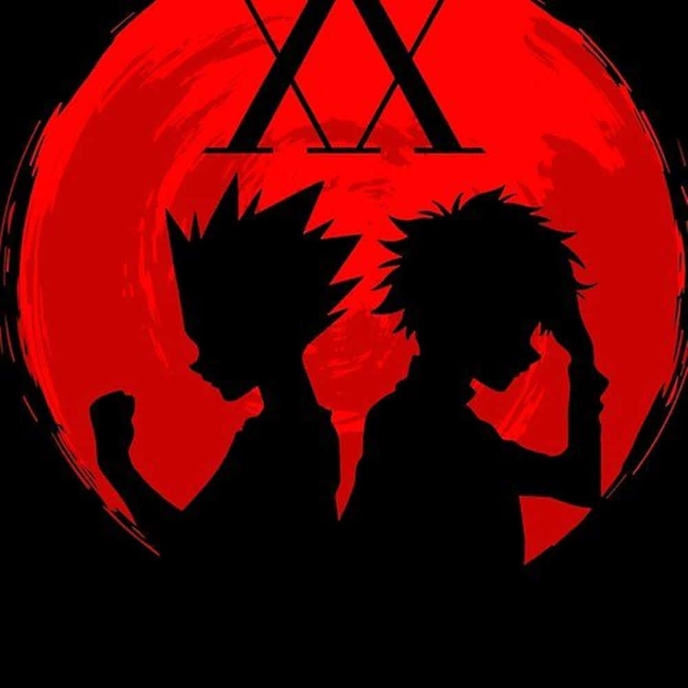 Hunter X Hunter Logo Red Circle Wallpaper